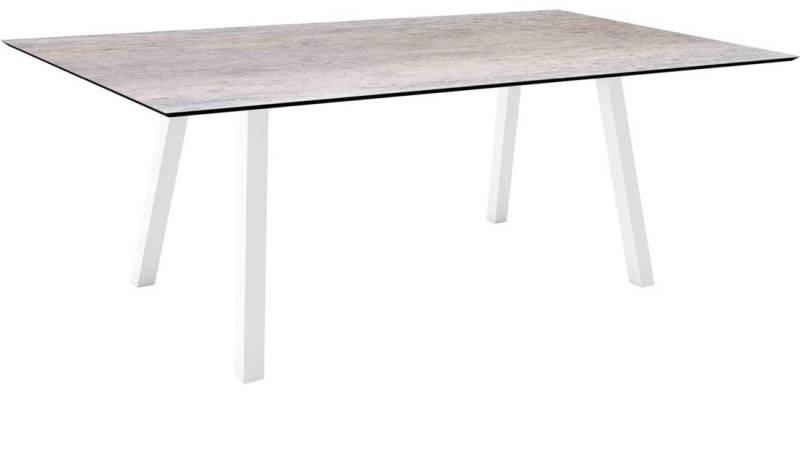 Stern Tisch 180x100cm Interno Vierkantrohr Aluminium von Stern Gartenmöbel