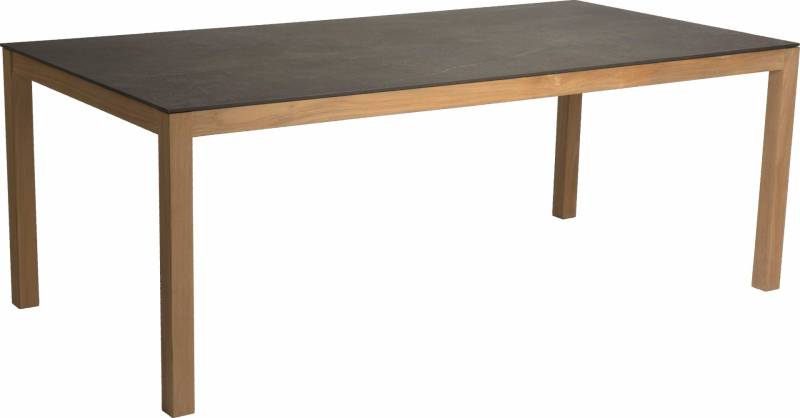 Stern Tisch 200 x 100 Dekton Lava anthrazit von Stern Gartenmöbel