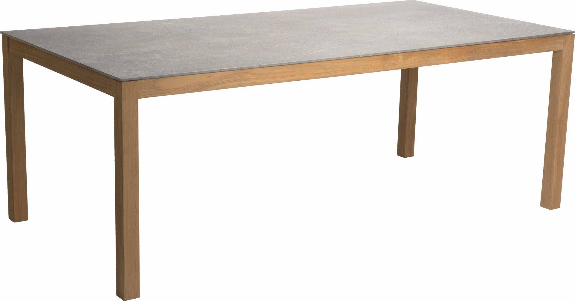 Stern Tisch 200 x 100 Dekton Lava hellgrau von Stern Gartenmöbel