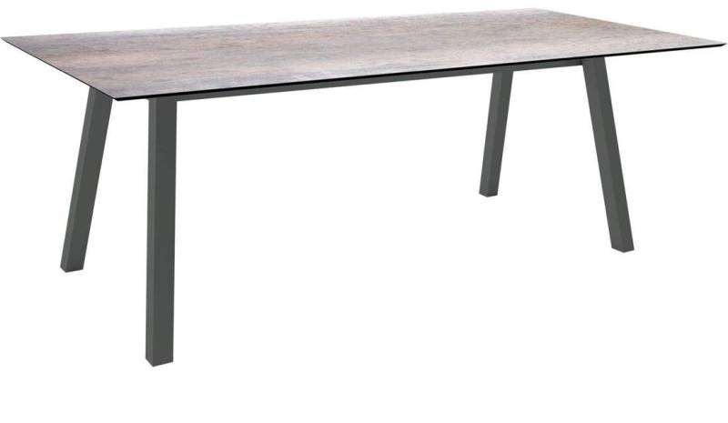Stern Tisch 220x100cm Interno Vierkantrohr Aluminium - anthrazit Silverstar Smoky Stern Tisch 220x100cm Interno Vierkantrohr Aluminium - anthrazit Silverstar Smoky von Stern Gartenmöbel