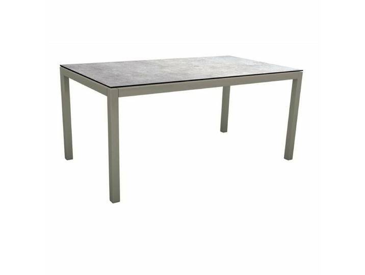 Stern Classic Tischsystem Gartentisch Aluminium graphit/HPL - HPL Metallic Grau , 130 × 80 von Stern