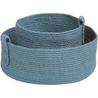 Stern Dekokorb-Set Rope Ø20x13 cm/Ø30x10 cm von Stern