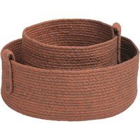 Stern Dekokorb-Set Rope Ø20x13 cm/Ø30x10 cm von Stern