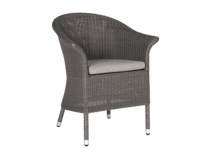 Stern Glen Sessel - Sitz Polyrattan basalt Kissen seidengrau von Stern