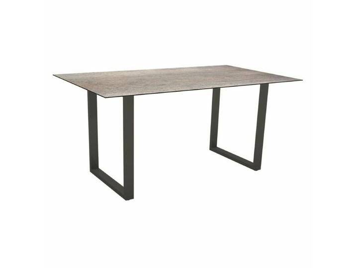 Stern Kufentisch Aluminium/HPL 160x90 cm - Aluminium anthrazit , HPL Smoky,Tischbein mit Höhenausgleich,Industrial Stern Kufentisch Aluminium/HPL 160x90 cm - Aluminium anthrazit , HPL Smoky,Tischbein mit Höhenausgleich,Industrial von Stern