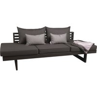 Stern New Holly Best-of-Set Loungeliege Aluminium/Outdoorstoff inkl. Kissen und Kuscheldecke von Stern