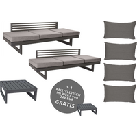 Stern New Holly-Set 2 Lounges mit Beistelltisch + 1 Beistelltisch gratis von Stern