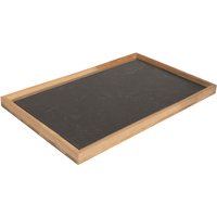 Stern Tablett 60x40 cm Teak/Dekton Lava Anthrazit von Stern