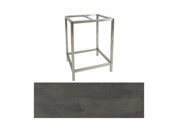 Stern Tischsystem Bartisch Edelstahl/HPL - HPL Smoky von Stern