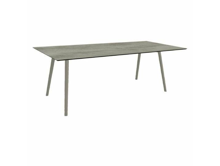 Stern Tischsystem Interno, Aluminium Rundrohr/HPL - Aluminium graphit , HPL Zement , 220 × 100,Tischbein mit Höhenausgleich,Industrial Stern Tischsystem Interno, Aluminium Rundrohr/HPL - Aluminium graphit , HPL Zement , 220 × 100,Tischbein mit Höhenausgleich,Industrial von Stern