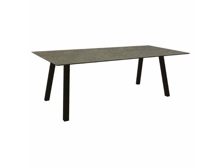 Stern Tischsystem Interno, Aluminium Vierkantrohr/HPL - Aluminium schwarz matt , HPL Vintage Stone , 220 × 100,Tischbein mit Höhenausgleich,Industrial Stern Tischsystem Interno, Aluminium Vierkantrohr/HPL - Aluminium schwarz matt , HPL Vintage Stone , 220 × 100,Tischbein mit Höhenausgleich,Industrial von Stern