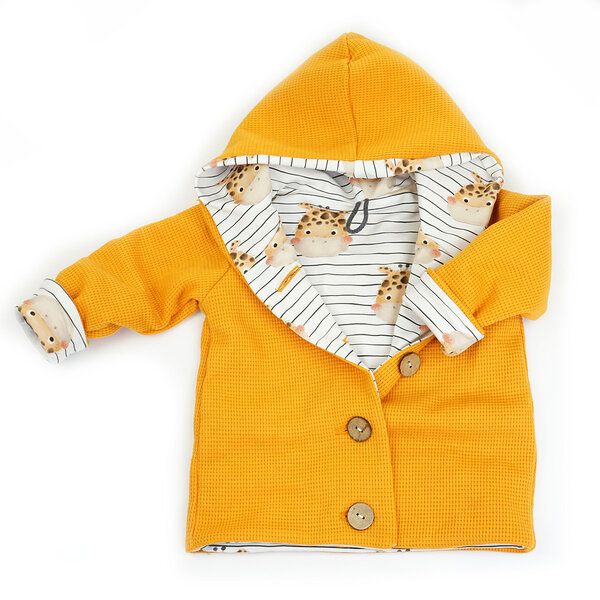 Sternchenwolke BIO Waffeljersey Jacke "Gigi Giraffe" von Sternchenwolke