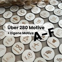 A-F Holzschilder Für Zb Trofast Regalsystem | Über 280 Motive Kinderzimmer Organisation von Sternelinchen