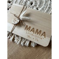 Frühstücksbrettchen | Mama Personalisiert Mit Namen Geschenkset Muttertag Schneidebrett Vesperbrett Frühstücksbrettchen | Mama Personalisiert Mit Namen Geschenkset Muttertag Schneidebrett Vesperbrett von Sternelinchen
