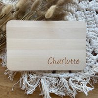 Frühstücksbrettchen | Personalisiert Mit Namen Schneidebrett Vesperbrett Frühstücksbrettchen | Personalisiert Mit Namen Schneidebrett Vesperbrett von Sternelinchen