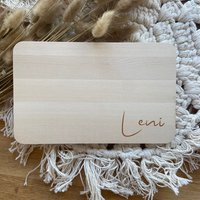 Frühstücksbrettchen | Personalisiert Mit Namen Schneidebrett Vesperbrett Frühstücksbrettchen | Personalisiert Mit Namen Schneidebrett Vesperbrett von Sternelinchen