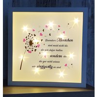 Bilderrahmen Beleuchtet Freunde Freundschaft Geburtstag Geschenkidee Leuchtrahmen Pusteblume Besondere Menschen... Wandbild Herze Deko Bilderrahmen Beleuchtet Freunde Freundschaft Geburtstag Geschenkidee Leuchtrahmen Pusteblume Besondere Menschen... Wandbild Herze Deko von SternenbilderDesigns