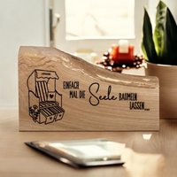 Portofrei Verschenken Holzschild Einfach Mal Die Seele Baumeln Lassen Strandkorb von Sternendeern