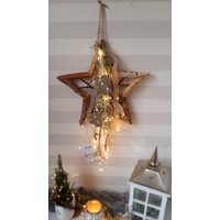Timer Angebot 35 cm Xl Batteriebertriebene Led Winterdeko Mit Timer, Haltbare Türdeko, Fensterdeko Timer Angebot 35 cm Xl Batteriebertriebene Led Winterdeko Mit Timer, Haltbare Türdeko, Fensterdeko von SternenglanzClemens