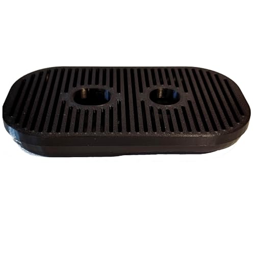 Flache Tropfschale für die Philips Baristina Siebträger-Kaffeemaschine geeignet für höhere Kaffeetassen und Becher (schwarz mit Siebträgerhalter #06) von Sternfabrik