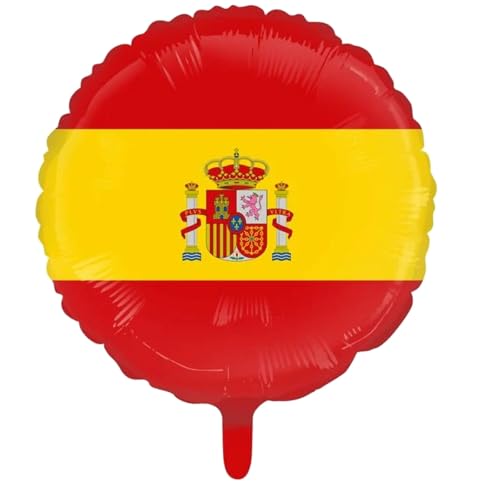 Spanien Fanartikel Folienballon 45cm Luftballon rot Gelb Escudo de España #52 von Sternfabrik