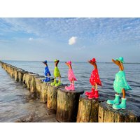 Holzentchen Stiefel in Blau Mit Weißen Punkten Bemalt Ca 25 cm Holzentchen Stiefel in Blau Mit Weißen Punkten Bemalt Ca 25 cm von Sternschnuppe1985