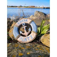 Rettungsring Anker Aus Holz Antik Blau Mit Text "Ankerplatz" Ca. 30x30 cm Rettungsring Anker Aus Holz Antik Blau Mit Text "Ankerplatz" Ca. 30x30 cm von Sternschnuppe1985