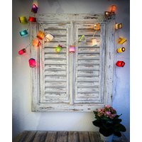 string Of Lights With 20 Lanterns Made Handmade Paper Motif von Sternschnuppe1985