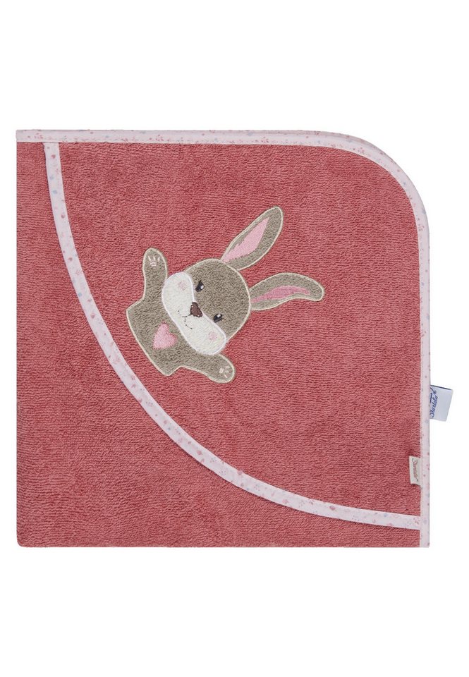 Sterntaler® Badetücher Kapuzenbadetuch 80x80 cm Hanni, 100 % Baumwolle (1-St) von Sterntaler®