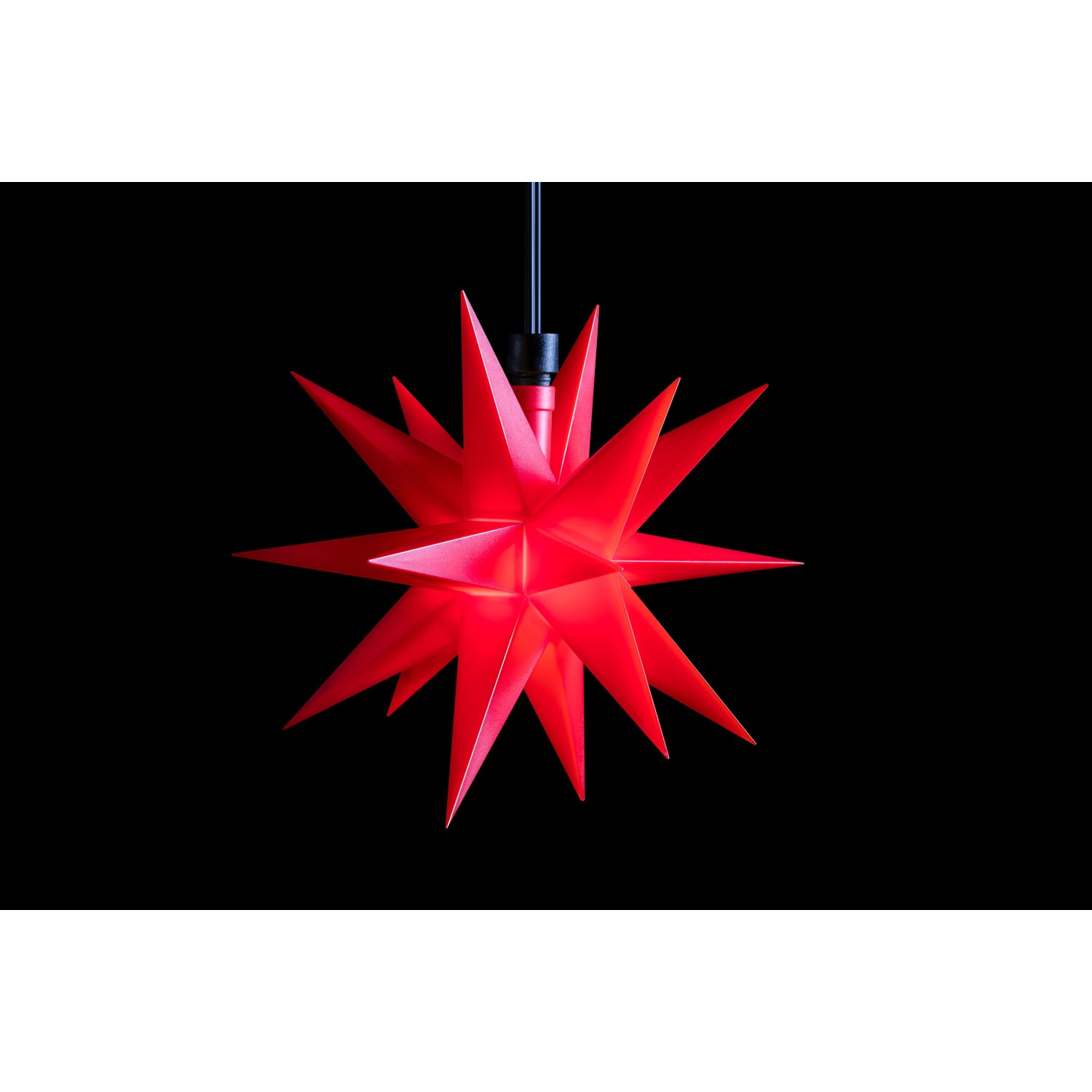 Sterntaler Dekostern Weihnachtsstern Kunststoff 18-Zacker mit Timer 16cm Außen LED Batterie Rot Sterntaler Dekostern Weihnachtsstern Kunststoff 18-Zacker mit Timer 16cm Außen LED Batterie Rot von Sterntaler