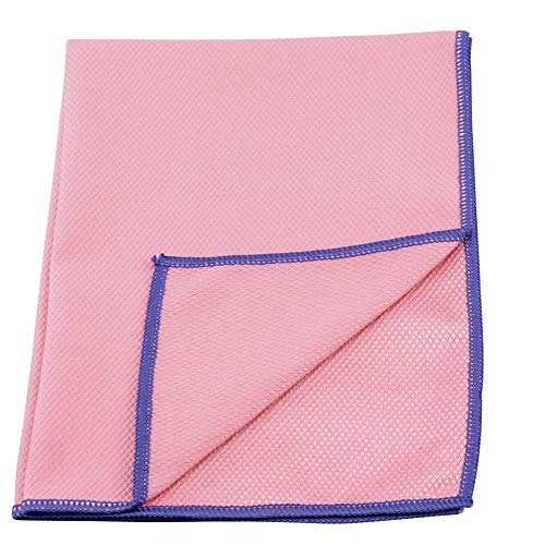 5 Stück purclean Microfasertuch BEKKO mit Schuppenstruktur, extra saugstark, 30% Polyamide, 60x40cm, in rosa von Steuber