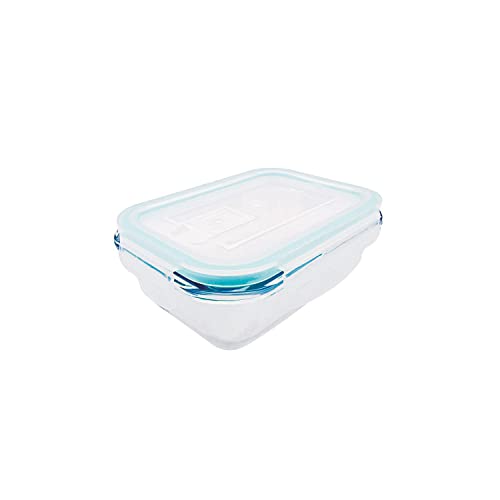 Steuber Cloc Frischhaltedose aus Glas, 620 ml, rechteckig, Glas bis 400°C von Steuber