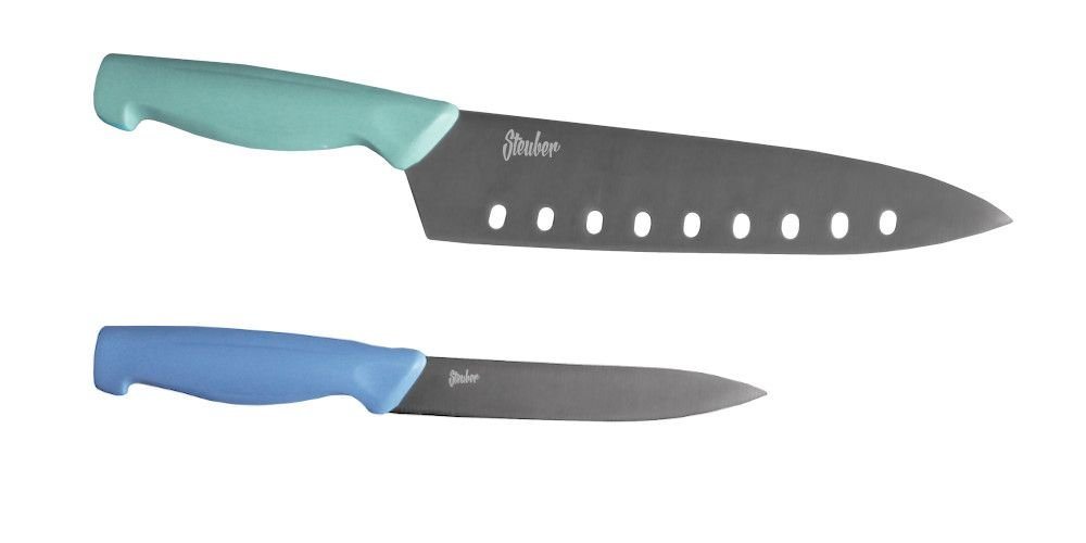 Steuber Messer-Set (Set, 2-tlg), Titanium-beschichtet, ergonomischer Griff von Steuber