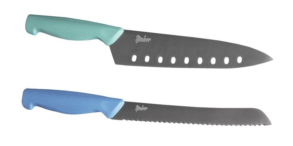 Steuber Messer-Set (Set, 2-tlg), Titanium-beschichtet, ergonomischer Griff von Steuber