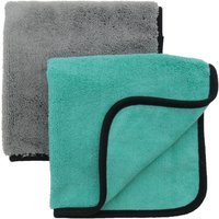Steuber Mikrofasertuch 2er Set saugstark & fusselfrei, Streifen-rein, Lack und Oberflächen-schonend Steuber Mikrofasertuch 2er Set saugstark & fusselfrei, Streifen-rein, Lack und Oberflächen-schonend von Steuber