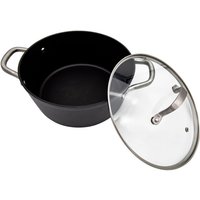 Steuber Premium Kochtopf RECYCLED Ø20cm m. Deckel umweltschonend aus 98% recyceltem Aluminium, Antihaft-beschichtet, alle Herdarten, Backofen-geeignet von Steuber