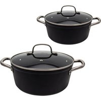 Steuber Premium Kochtopf Set RECYCLED m. Deckel umweltschonend aus 98% recyceltem Aluminium, Antihaft-beschichtet, alle Herdarten, Backofen-geeignet Steuber Premium Kochtopf Set RECYCLED m. Deckel umweltschonend aus 98% recyceltem Aluminium, Antihaft-beschichtet, alle Herdarten, Backofen-geeignet von Steuber