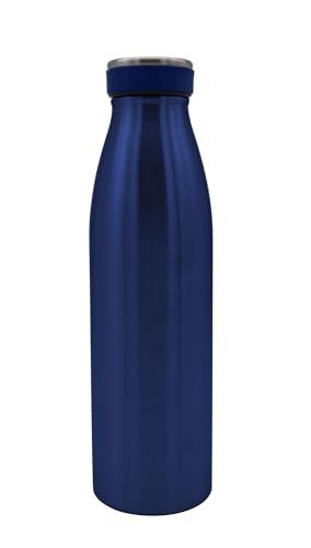 Steuber Thermoflasche 500 ml dunkelblau doppelwandiger Edelstahl auslaufsicher von Steuber