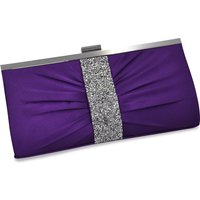 Steuer Abendtasche "Lilafarbene Satin-Optik mit Strassbesatz" Steuer Abendtasche "Lilafarbene Satin-Optik mit Strassbesatz" von Steuer