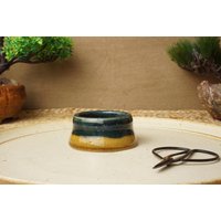 Handgemachte Blaue Melasse Bonsaischale. G1832 Handgemachte Blaue Melasse Bonsaischale. G1832 von StevaCeramics