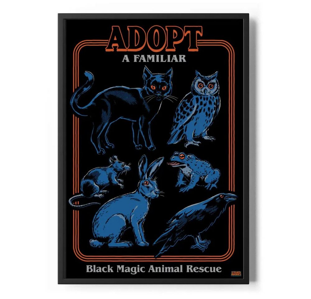 Steven Rhodes Poster Adopt A Familiar Poster Standard Steven Rhodes Poster Adopt A Familiar Poster Standard von Steven Rhodes