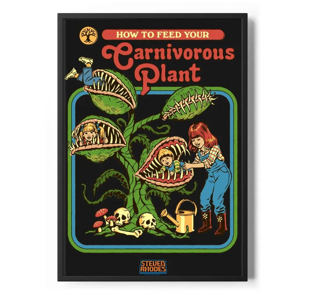 Steven Rhodes Poster Carnivorous Plant Poster Standard Steven Rhodes Poster Carnivorous Plant Poster Standard von Steven Rhodes