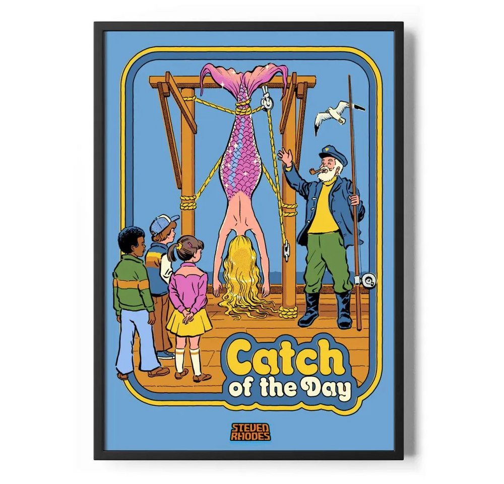 Steven Rhodes Poster Catch OF The Day Poster Standard Steven Rhodes Poster Catch OF The Day Poster Standard von Steven Rhodes