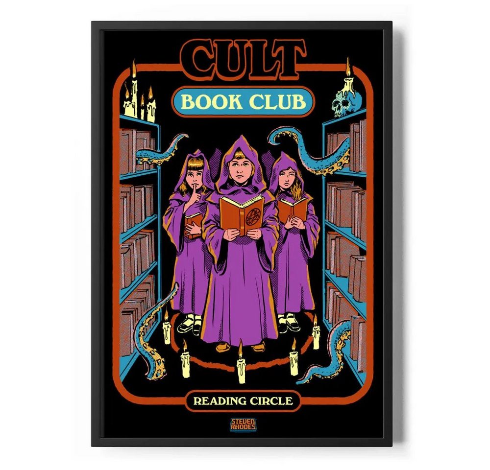 Steven Rhodes Poster Cult Book Club Poster Standard Steven Rhodes Poster Cult Book Club Poster Standard von Steven Rhodes