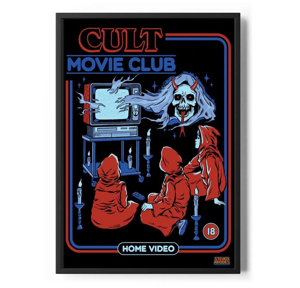 Steven Rhodes Poster Cult Movie Club Poster Standard Steven Rhodes Poster Cult Movie Club Poster Standard von Steven Rhodes