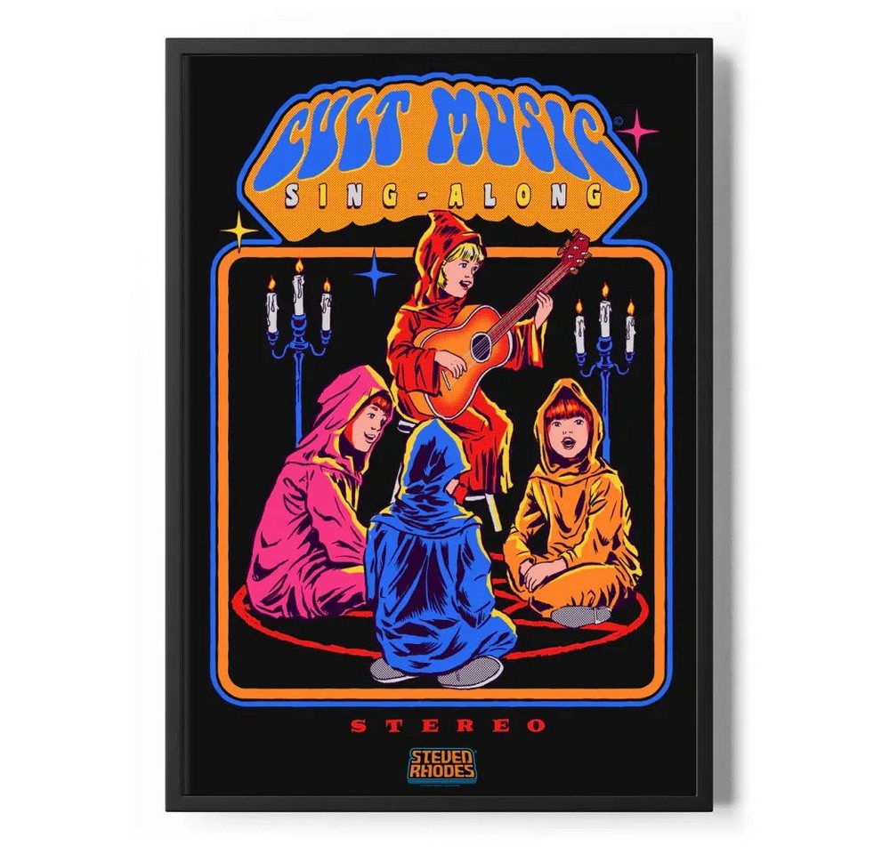 Steven Rhodes Poster Cult Music Sing-Along Poster Standard Steven Rhodes Poster Cult Music Sing-Along Poster Standard von Steven Rhodes