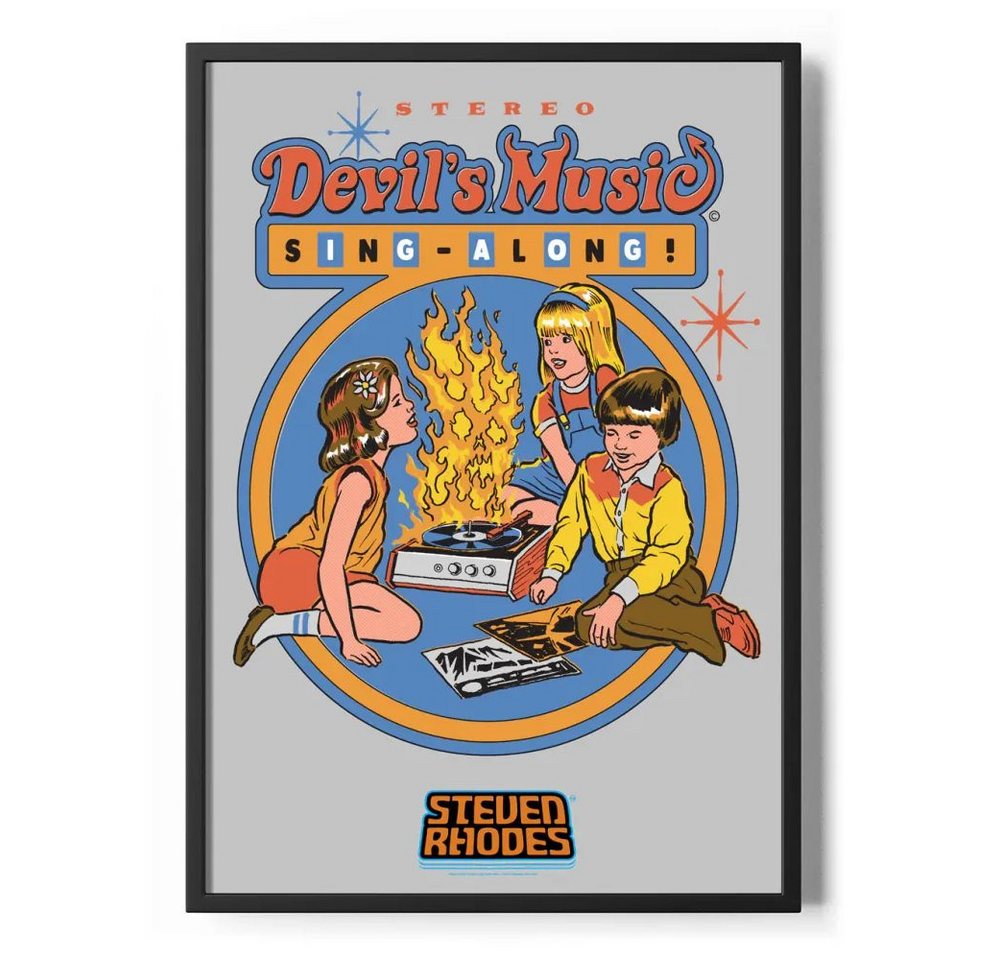 Steven Rhodes Poster Devil'S Music Sing-Along Poster Standard Steven Rhodes Poster Devil'S Music Sing-Along Poster Standard von Steven Rhodes