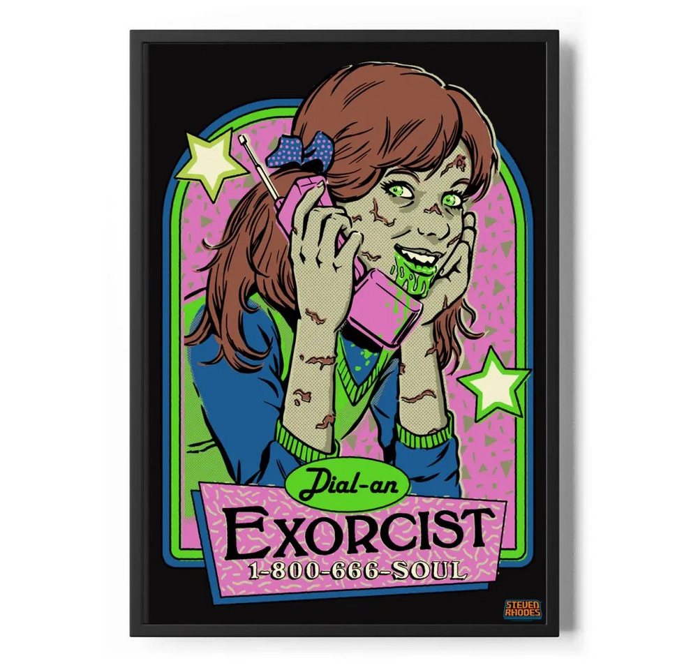 Steven Rhodes Poster Dial-AN Exorcist Poster Standard Steven Rhodes Poster Dial-AN Exorcist Poster Standard von Steven Rhodes
