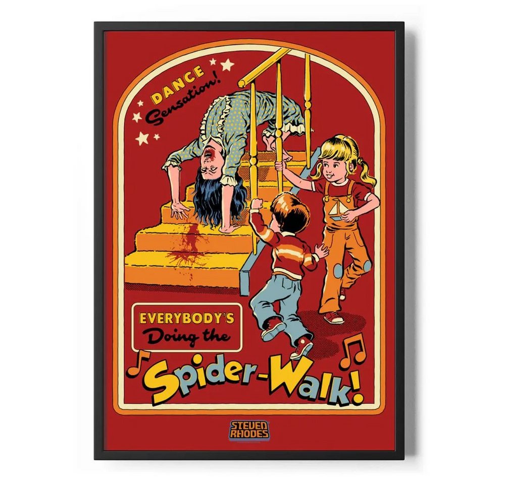 Steven Rhodes Poster Doing The Spider-Walk Poster Standard Steven Rhodes Poster Doing The Spider-Walk Poster Standard von Steven Rhodes