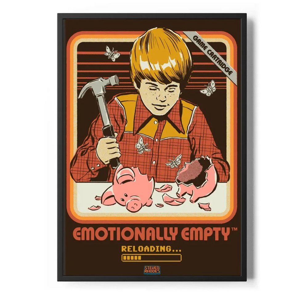 Steven Rhodes Poster Emotionally Empty Poster Standard Steven Rhodes Poster Emotionally Empty Poster Standard von Steven Rhodes